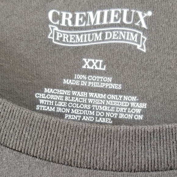 Cremieux Johnnys Never Shave Barber Lg. Sleeve Tee - Picture 4 of 4